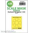 Art Scale Kit 200-M65001 - Outland TIE fighter one-sided painting mask for Revell