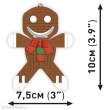Cobi 20013 - Christbaumschmuck - Lebkuchenmann