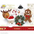 Cobi 20014 - Christbaumschmuck - Rentier mit der roten Nase