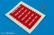 Aerobonus 320.012 - 1:32 Remove before flight flags-IDF-white let