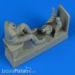 Aerobonus 320.106 - 1:32 USAF Pilot with seat f. L-19/O-1 BirdDog for Roden