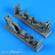 Aerobonus 320.156 - 1:32 Soviet Pilto and Trainer Pilot with ej. seat for Su-25UB for TRUMPETER