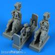 Aerobonus 320.176 - 1:32 US Navy Pilot & Operator w/ ej. seats for A-6