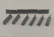 Trains4you 200223 - Spur TT - Betonabsperrungen, 10 Stk.