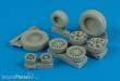 Wheelliant 132.006 - 1:32 F-16l Sufa weighted wheels for Academy
