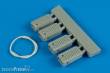 Wheelliant 132.007 - 1:32 US. Navy poly. wheel chock w/nyl.thread