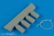 Wheelliant 148.002 - 1:48 US. Navy poly. wheel chock w/nyl.thread