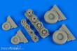 Wheelliant 148.013 - 1:48 F-14A Tomcat weighted wheels f. HobbyBos