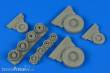 Wheelliant 148.014 - 1:48 F-14A Tomcat weighted wheels f.Tamiya