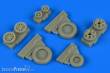 Wheelliant 148.015 - 1:48 F-16I Sufa weighted wheels f.Hasgawa