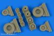 Wheelliant 148.019 - 1:48 F-14B/D Tomcat weighted wheels f.Tamiya