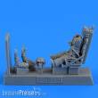 Aerobonus 480.237 - 1:48 Soviet Fighter Pilot with ejection seat for MiG-19 Farmer for Trumpeter/Eduard