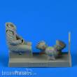 Aerobonus 350.003 - 1:35 Kriegsmarine sailor-crew for German schnellboats,German Human Torpedoes