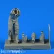 Aerobonus 350.004 - 1:35 Kriegsmarine WWII sailor for German schnellboats,German Human Torpedoes