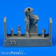 Aerobonus 720.02 - 1:72 German Luftwaffe Pilot WWII f.Bf 109 lat late version