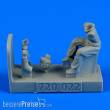 Aerobonus 720.022 - 1:72 WWII RAF Motorcycle Driver