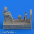 Aerobonus 720.025 - 1:72 WWII RAF Motocycle Driver- part 2