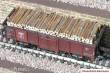 Modellbahn-Bachmann 2010211 - Stammholz quer für Tillig, für den 2-achs. off. Güterwagen Ommu (Art.- Nr. 14210 u.ä.) Größe: 69 x 20 mm