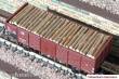 Modellbahn-Bachmann 2010311 - Stammholz quer für Tillig, für den 2-achs. off. Güterwagen Omu (Art.-Nr. 14270 u.ä.) Größe: 62 x 22 mm