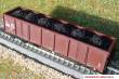 Modellbahn-Bachmann 2010414 - Braunkohle für Tillig, für den 4-achs. off. Güterwagen Eas (Art.- Nr. 15220 .ä.) Größe: 103 x 20 mm