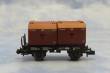 NME 201401 - N - Kokskübelwagen Fb-zz 131, bel. m. 2 Kübeln, DB, Ep. 4, 3. Betr.nr.