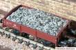 Modellbahn-Bachmann 2020405 - Schotter Granit für pmt, für den 2-achs. Niederbordwagen (Art.-Nr. 65150 u.ä.) Größe: 42 x 22 mm