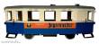 Train Line 45 2030202 - HSB Triebwagen blau ´Jägermeister´, analog/DCC , mit Sound