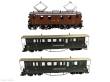 Train Line 45 2050000-02 - RhB Lok- und Wagenset: Ellok Ge 4/6 353 analog + RhB Personenwagen BC 1506 und BC 1507