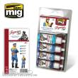 AMMO by MIG Jimenez A.MIG-7025 - Luftwaffe WWII Pilot Figures Set