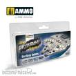 AMMO by MIG Jimenez A.MIG-7300 - DRYBRUSH Set Grey Colors