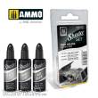 AMMO by MIG Jimenez A.MIG-7327 - SHADER Set Cold Colors