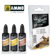 AMMO by MIG Jimenez A.MIG-7328 - SHADER Set Warm Colors