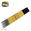 AMMO by MIG Jimenez A.MIG-7606 - Rubber Brush Set