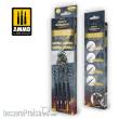 AMMO by MIG Jimenez A.MIG-7621 - AMMO WARGAMING UNIVERSE - Marta Kolinsky Figures Premium Brush Set