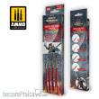 AMMO by MIG Jimenez A.MIG-7625 - AMMO WARGAMING UNIVERSE - Marta Kolinsky Figures Brush Set