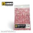 AMMO by MIG Jimenez A.MIG-8786 - Pink and Gold Marble. Square Die-cut Marble Tiles - 2 pcs.