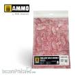 AMMO by MIG Jimenez A.MIG-8787 - Pink and Gold Marble. Round Die-cut for Bases for Wargames - 2 pcs