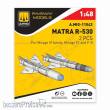 AMMO by MIG Jimenez A,MIG-11043 - 1:48 Matra R-530 (2 pcs)