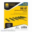 AMMO by MIG Jimenez A,MIG-11230 - 1:72 MK-81 with MAU-94/B conical fin (6 pcs)