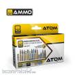 AMMO by MIG Jimenez ATOM-20713 - ATOM Modern Amunition Colors Set