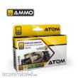AMMO by MIG Jimenez ATOM-20722 - ATOM Interior Colors German Tanks Set