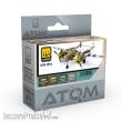 AMMO by MIG Jimenez ATOM-20914 - ATOM USAAF WWII Colors Set