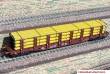 Modellbahn-Bachmann 2080132A - Mantelrohre gelb für Tillig, für den 4-achs. Rungenwagen (Art.- Nr. 1557 u.ä.) Größe: 153 x 22 m