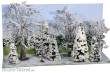 Heki 2101 - Winterwald, 10 Bäume und Tannen 7-14 cm