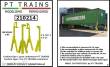 PT Trains 210214 - 4 Containerstützen - 2 x CF + 2 x CFP - 1 PT TRAINS containers