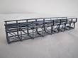 Hack Brücken 21100 - Kasten-Unterzugbrücke 15 cm, grau - Typ KN15