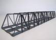 Hack Brücken 21210 - Lange Kastenbrücke 35cm zweigleisig, grau - Typ KN35-2