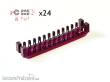 N-TRAIN 21304 - Braune Isolatoren mit Schlitz