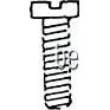 Weinert 2132 - Zylinderkopfschraube M 1,2 mm Ø × 3 mm DIN 84