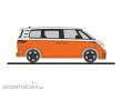 Rietze 21916 - Volkswagen ID. Buzz People candy weiß/orange metallic 1:87